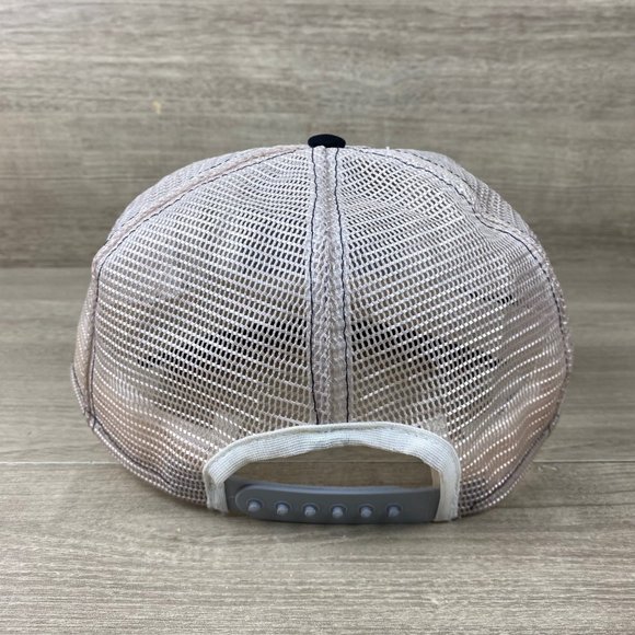 Oakland Raiders AJD Lucky Stripes NFL Vintage 80's Trucker Snapback Cap Hat - Picture 3 of 6